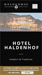 Mobile Screenshot of haldenhof.at