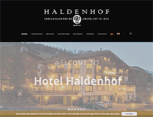 Tablet Screenshot of haldenhof.at